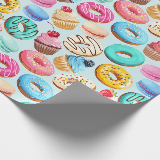 Wrapping Paper für süße Leckereien Geschenkpapier (Ecke)