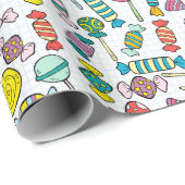 Wrapping Paper für süße Leckereien Geschenkpapier (Rolleneckpunkt)