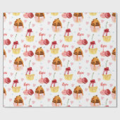 Wrapping Paper für süße Leckereien Geschenkpapier (Flach)