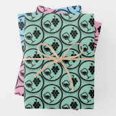 Wrapping Paper für Trauben und Wein Geschenkpapier Set (Beispiel)