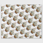 Wrapping Paper für Vintage Piratenschiffe Geschenkpapier (Flach)