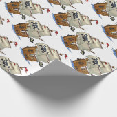 Wrapping Paper für Vintage Piratenschiffe Geschenkpapier (Ecke)