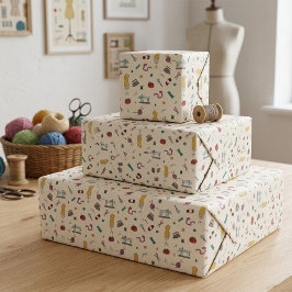 Wrapping Paper für Vintage Schneidemaschinen Geschenkpapier