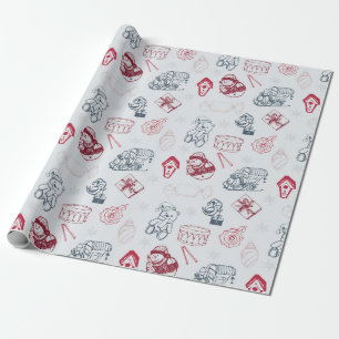 Wrapping Paper für Vintages Urlaubsspielzeug Geschenkpapier