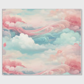 Wrapping Paper für weiche Cloud Waves Geschenkpapier (Flach)