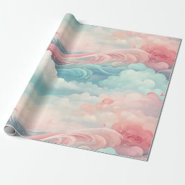 Wrapping Paper für weiche Cloud Waves Geschenkpapier