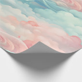 Wrapping Paper für weiche Cloud Waves Geschenkpapier (Ecke)