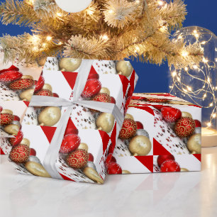 Wrapping Paper für Weihnachtsball-Ornamente Geschenkpapier