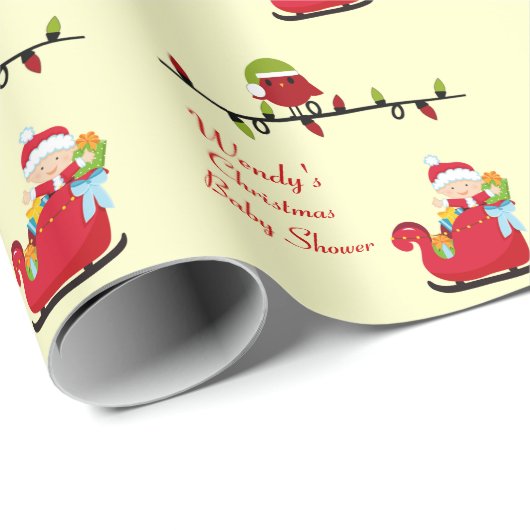 Wrapping Paper für Weihnachtsduschen Geschenkpapier (Rolleneckpunkt)