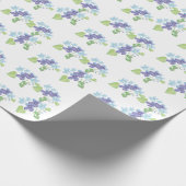 Wrapping Paper für Wild-Violet-Blume Geschenkpapier (Ecke)
