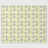 Wrapping Paper für Wild-Violet-Blume Geschenkpapier (Flach)