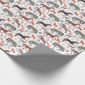 Wrapping Paper für Wildpferde Geschenkpapier (Ecke)