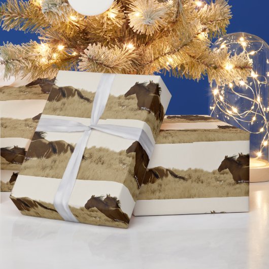 Wrapping Paper für Wildpferde Geschenkpapier (Feiertage)