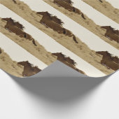 Wrapping Paper für Wildpferde Geschenkpapier (Ecke)