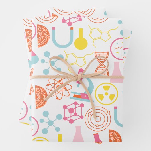 Wrapping Paper für Wissenschaftslehrer Geschenkpapier Set (Beispiel)