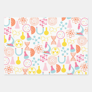 Wrapping Paper für Wissenschaftslehrer Geschenkpapier Set