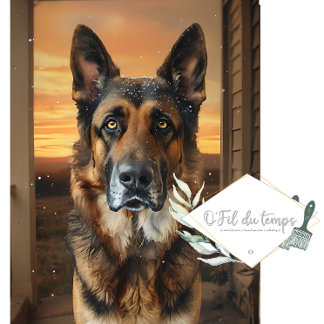 Wrapping paper German Sheppard Lovers Geschenkpapier Set