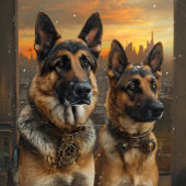 Wrapping paper German Sheppard Lovers Geschenkpapier Set
