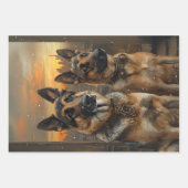Wrapping paper German Sheppard Lovers Geschenkpapier Set (Vorderseite 2)