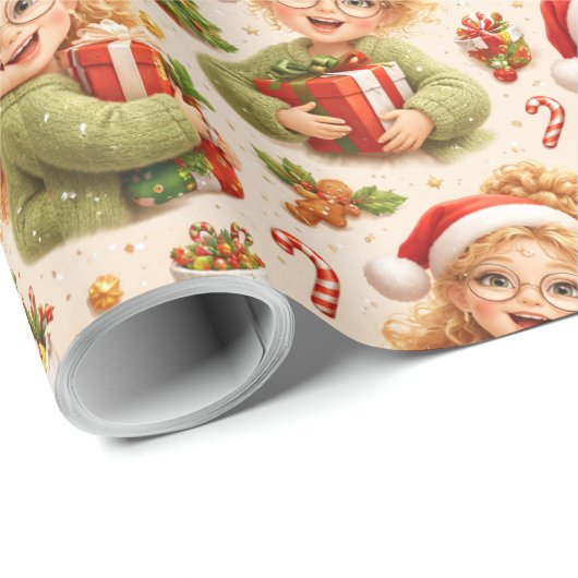 Wrapping Paper Geschenkpapier (Rolleneckpunkt)