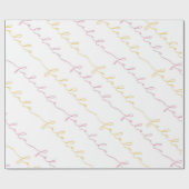 Wrapping Paper Geschenkpapier (Flach)