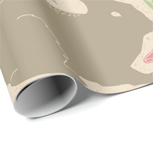 Wrapping Paper Geschenkpapier (Rolleneckpunkt)