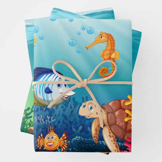 Wrapping Paper Geschenkpapier Set (Beispiel)
