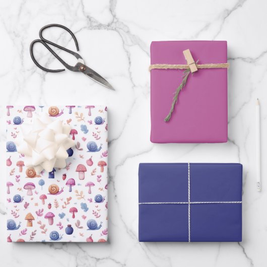 Wrapping Paper Geschenkpapier Set (Vorderseite)