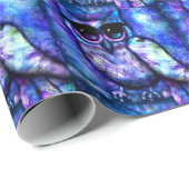 Wrapping Paper Gift Wrap - Whimsical Abstrakt Owl Geschenkpapier (Rolleneckpunkt)