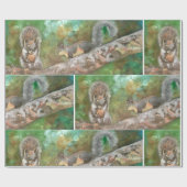 Wrapping Paper, glänzend ummantelt, 1,50 cm x 2,5 Geschenkpapier (Flach)