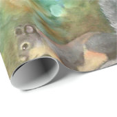 Wrapping Paper, glänzend ummantelt, 1,50 cm x 2,5 Geschenkpapier (Rolleneckpunkt)