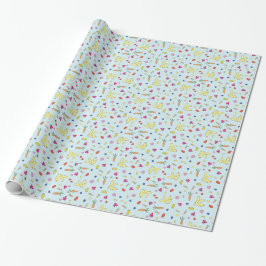 Wrapping Paper, glänzend ummantelt, 1,50 cm x 2,5 Geschenkpapier