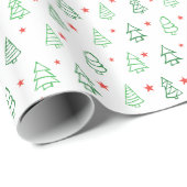 Wrapping Paper, glänzend ummantelt, 1,50 cm x 2,5 Geschenkpapier (Rolleneckpunkt)