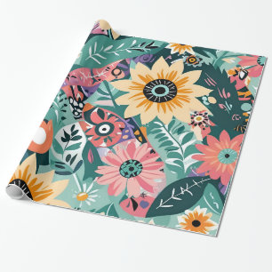 Wrapping Paper, glänzend ummantelt, 1,50 cm x 2,5 Geschenkpapier