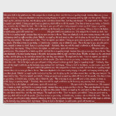 Wrapping Paper, glänzend ummantelt, 1,50 cm x 2,5  Geschenkpapier (Flach)