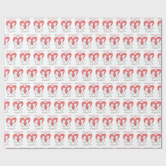 Wrapping Paper, glänzend ummantelt, 1,50 cm x 2,5  Geschenkpapier (Flach)