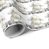 Wrapping Paper - Glückwünsche zur Geburt Geschenkpapier (Rolleneckpunkt)