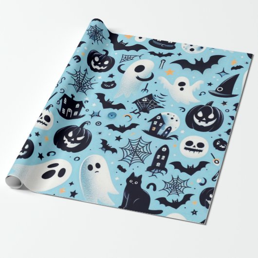 Wrapping Paper Halloween Geschenkpapier (Ungerollt)