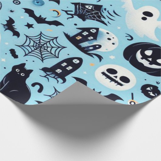 Wrapping Paper Halloween Geschenkpapier (Ecke)