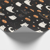 Wrapping Paper (Halloween) Geschenkpapier (Ecke)