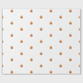 Wrapping Paper - Halloween Pumpkin Pattern Geschenkpapier (Flach)