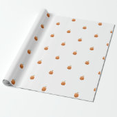 Wrapping Paper - Halloween Pumpkin Pattern Geschenkpapier (Ungerollt)