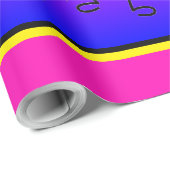 Wrapping Paper HALLOWEEN RAINBOW DANCING SKELETONS Geschenkpapier (Rolleneckpunkt)