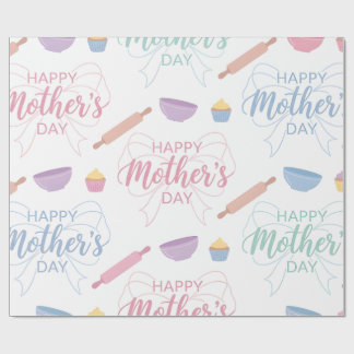 Wrapping Paper-Happy Mother’s Day Wrapping Paper Geschenkpapier