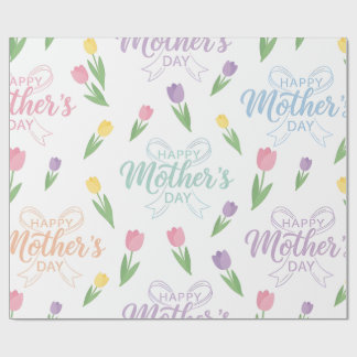 Wrapping Paper-Happy Mother’s Day Wrapping Paper  Geschenkpapier