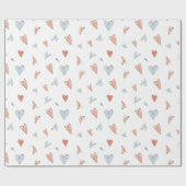 Wrapping Paper - Hearts Pattern Geschenkpapier (Flach)