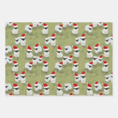 wrapping paper holiday set with charming sheep geschenkpapier set (Vorderseite 2)