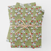 wrapping paper holiday set with charming sheep geschenkpapier set (Beispiel)
