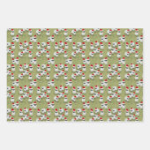 wrapping paper holiday set with charming sheep geschenkpapier set (Vorderseite)
