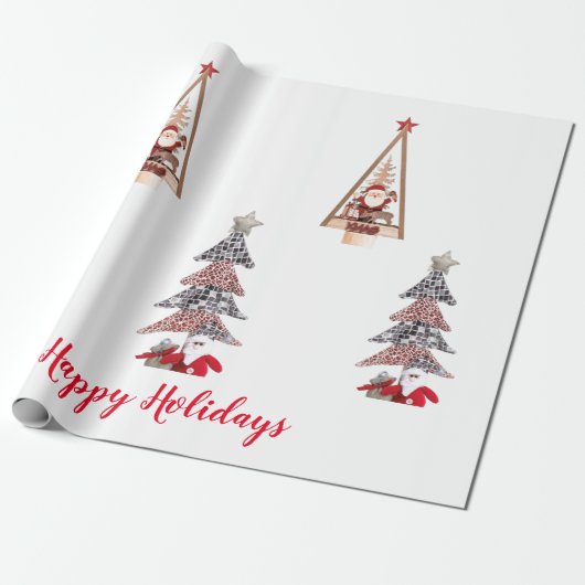 Wrapping Paper Holidays Geschenkpapier (Ungerollt)